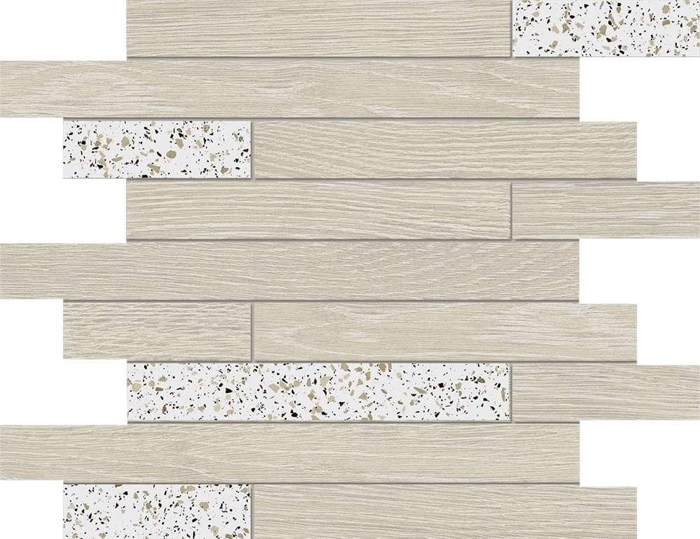 Плитка Estima Крафт Вуд Мозаика KW00/CM00 Muretto 30x35 см, поверхность матовая, рельефная