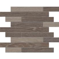 Плитка Estima Крафт Вуд Мозаика KW03/KW02 Muretto 30x35 см, поверхность матовая, рельефная