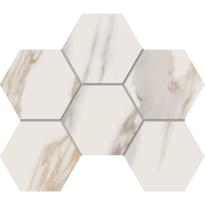 Плитка Estima Мирамаре Мозаика RM01 Hexagon 25x28.5 см, поверхность матовая