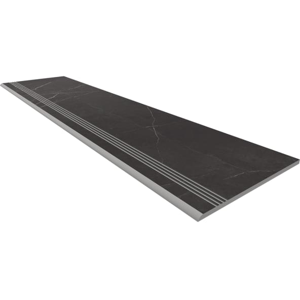 Плитка Estima Нолана Ступень NL04 с насечками 30x120 см, поверхность матовая