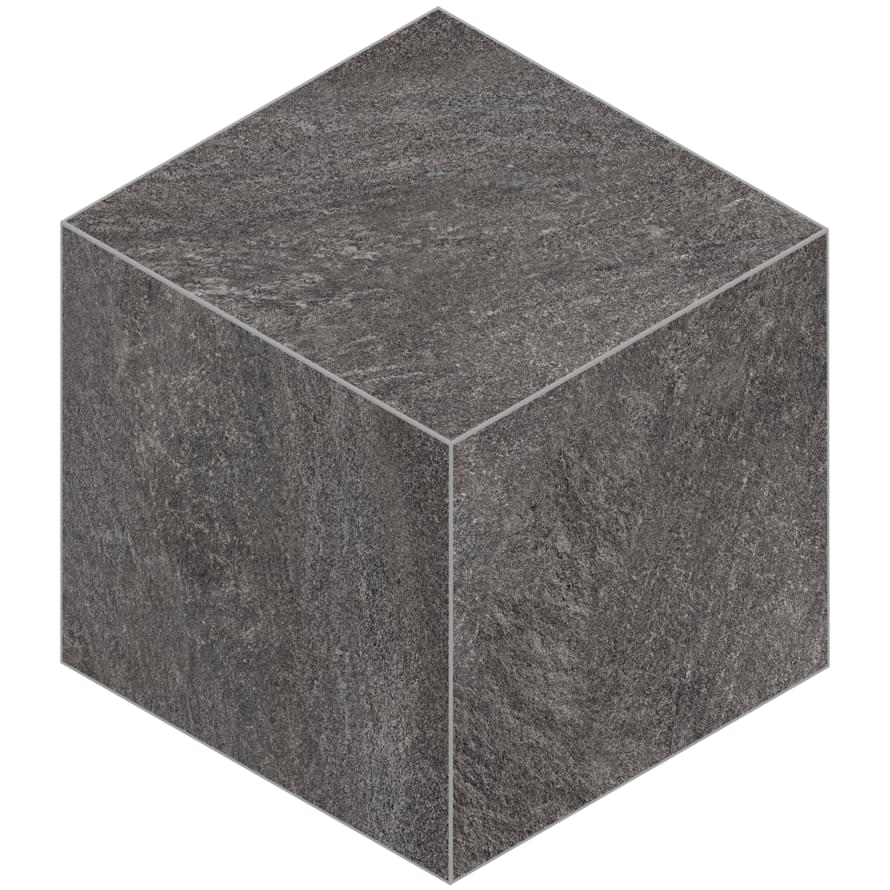 Плитка Estima Трамонтана Anthracite Cube 25x29 см, поверхность матовая