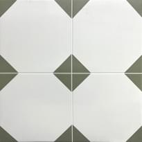 Плитка Etili Seramik DV Green Pre-Cut 45x45 см, поверхность матовая