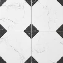Плитка Etili Seramik Pembrock Black Pre-Cut 45x45 см, поверхность матовая