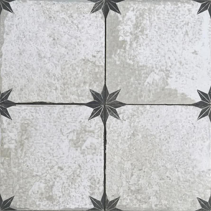 Плитка Etili Seramik Scintilla Ls Black Pre-Cut 45x45 см, поверхность матовая