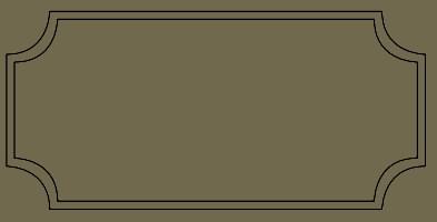 Плитка Etruria Art Deco Asparagus Frame B 12.5x25 см, поверхность глянец