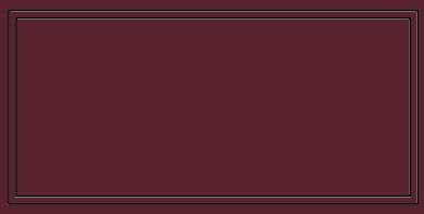 Плитка Etruria Art Deco Burgundy Frame A 12.5x25 см, поверхность глянец