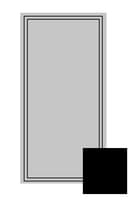 Плитка Etruria Art Deco Dark Frame A 12.5x25 см, поверхность глянец