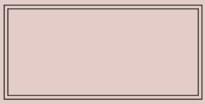 Плитка Etruria Art Deco Light Pink Frame A 12.5x25 см, поверхность глянец