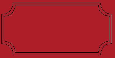 Плитка Etruria Art Deco Red Frame B 12.5x25 см, поверхность глянец