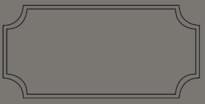 Плитка Etruria Art Deco Slate Gray Frame B 12.5x25 см, поверхность глянец