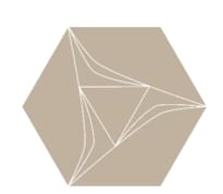 Плитка Etruria Concetto Spaziale Esagono Kaki 16x18.5 см, поверхность глянец