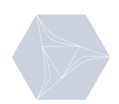 Плитка Etruria Concetto Spaziale Esagono Light Blue 16x18.5 см, поверхность глянец