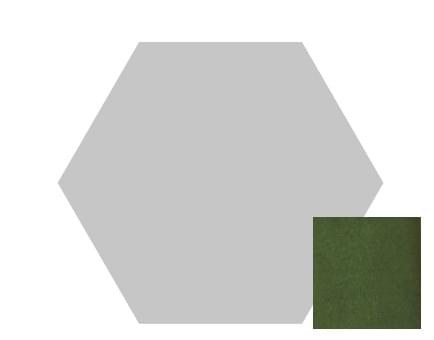 Плитка Etruria Concetto Spaziale Esagono Piano Emerald Green Craquele 16x18.5 см, поверхность глянец