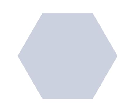 Плитка Etruria Concetto Spaziale Esagono Piano Light Blue 16x18.5 см, поверхность глянец