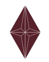 Плитка Etruria Concetto Spaziale Rombo Burgundy 13x22.2 см, поверхность глянец