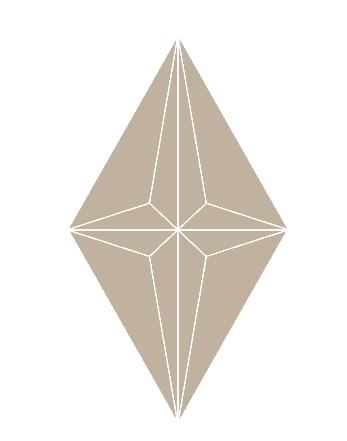 Плитка Etruria Concetto Spaziale Rombo Kaki 13x22.2 см, поверхность глянец