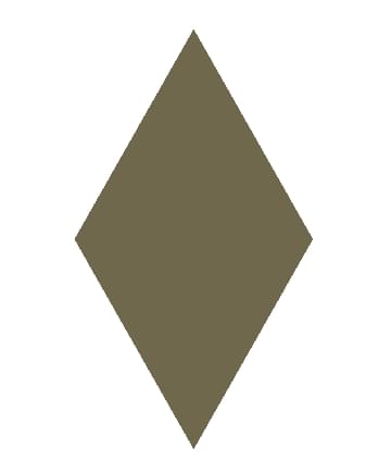 Плитка Etruria Concetto Spaziale Rombo Piano Asparagus 13x22.2 см, поверхность глянец