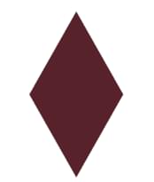 Плитка Etruria Concetto Spaziale Rombo Piano Burgundy 13x22.2 см, поверхность глянец