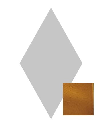 Плитка Etruria Concetto Spaziale Rombo Piano Caramel Craquee 13x22.2 см, поверхность глянец