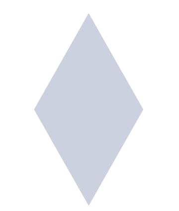 Плитка Etruria Concetto Spaziale Rombo Piano Light Blue 13x22.2 см, поверхность глянец