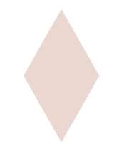 Плитка Etruria Concetto Spaziale Rombo Piano Light Pink 13x22.2 см, поверхность глянец
