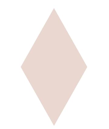 Плитка Etruria Concetto Spaziale Rombo Piano Light Pink 13x22.2 см, поверхность глянец