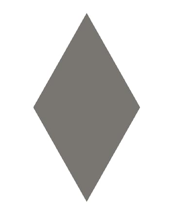 Плитка Etruria Concetto Spaziale Rombo Piano Slate Gray 13x22.2 см, поверхность глянец