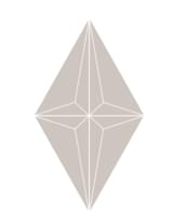 Плитка Etruria Concetto Spaziale Rombo Silver Gray 13x22.2 см, поверхность глянец