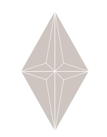 Плитка Etruria Concetto Spaziale Rombo Silver Gray 13x22.2 см, поверхность глянец