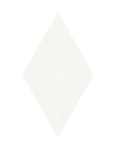Плитка Etruria Concetto Spaziale Rombo White 13x22.2 см, поверхность глянец