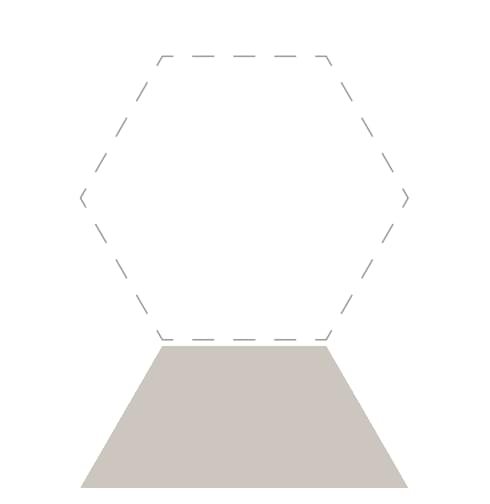 Плитка Etruria Concetto Spaziale Trapezio Piano Silver Gray 7.9x18.5 см, поверхность глянец