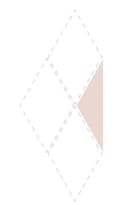 Плитка Etruria Concetto Spaziale Triangolo Piano 22.2 Light Pink 6.4x22.2 см, поверхность глянец