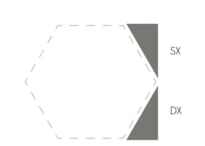 Плитка Etruria Concetto Spaziale Triangolo Piano SX 9.3 Slate Gray 4x9.3 см, поверхность глянец