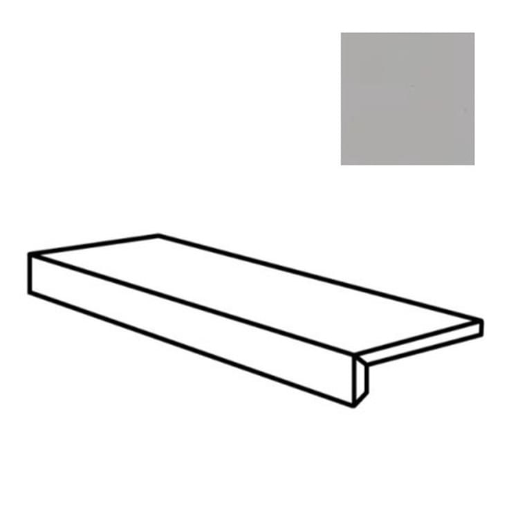 Плитка Etruria Hex Elemento AD L Grigio 15x30 см, поверхность матовая