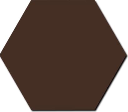 Плитка Etruria Hex Esagono Moro 15x17 см, поверхность матовая