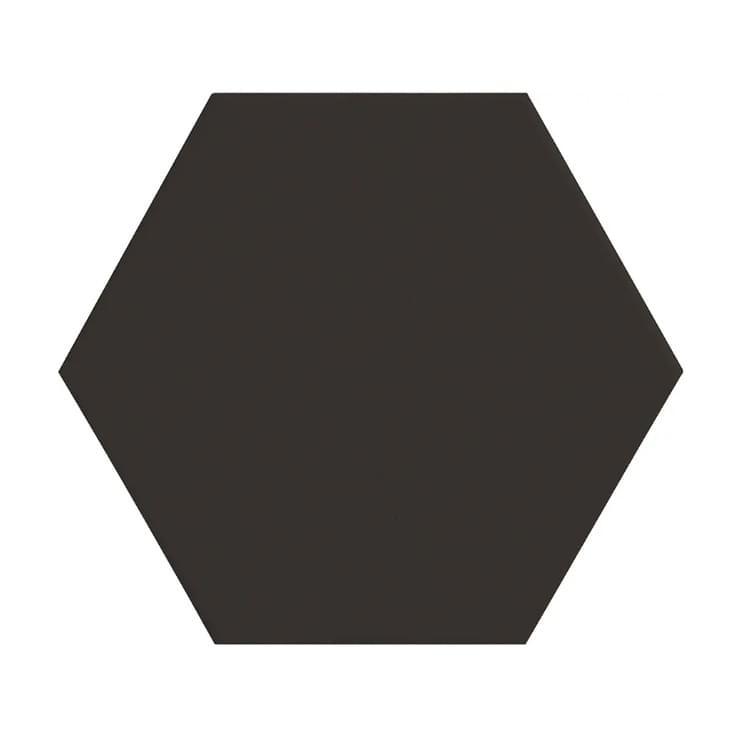 Плитка Etruria Hex Esagono Nat Nero 24x27.7 см, поверхность матовая