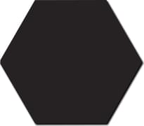 Плитка Etruria Hex Esagono Nero 15x17 см, поверхность матовая