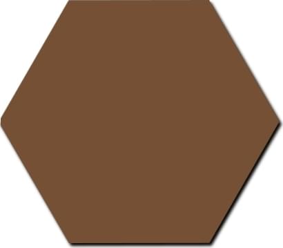 Плитка Etruria Hex Esagono Tabacco 15x17 см, поверхность матовая