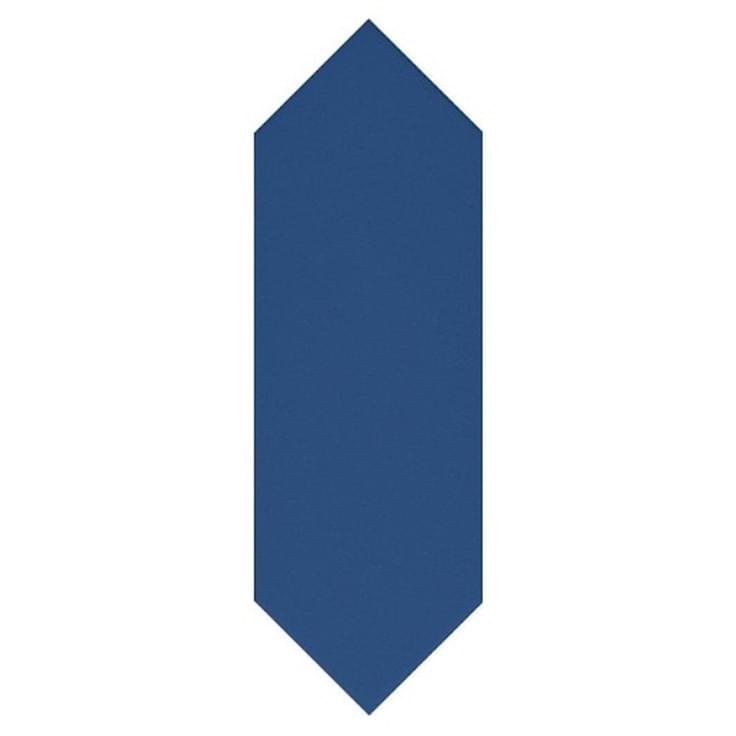 Плитка Etruria Hex Losanga Cobalto 7.4x22.5 см, поверхность матовая