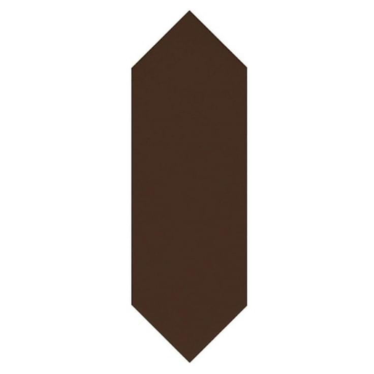 Плитка Etruria Hex Losanga Moro 7.4x22.5 см, поверхность матовая