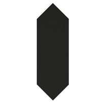 Плитка Etruria Hex Losanga Nero 7.4x22.5 см, поверхность матовая