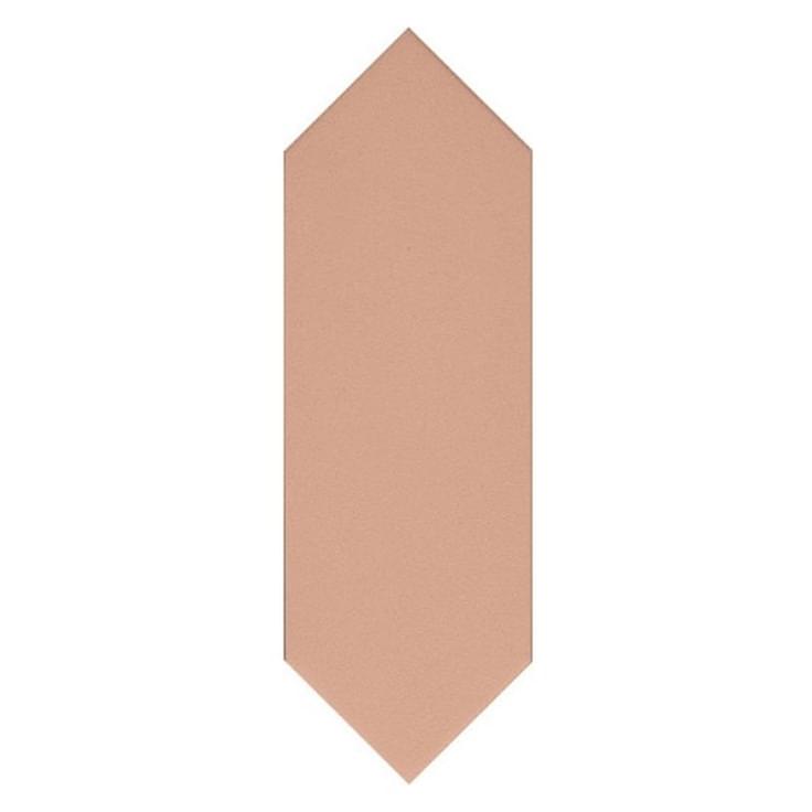 Плитка Etruria Hex Losanga Rosa 7.4x22.5 см, поверхность матовая