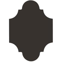 Плитка Etruria Hex Provenzale Nero 15x21 см, поверхность матовая