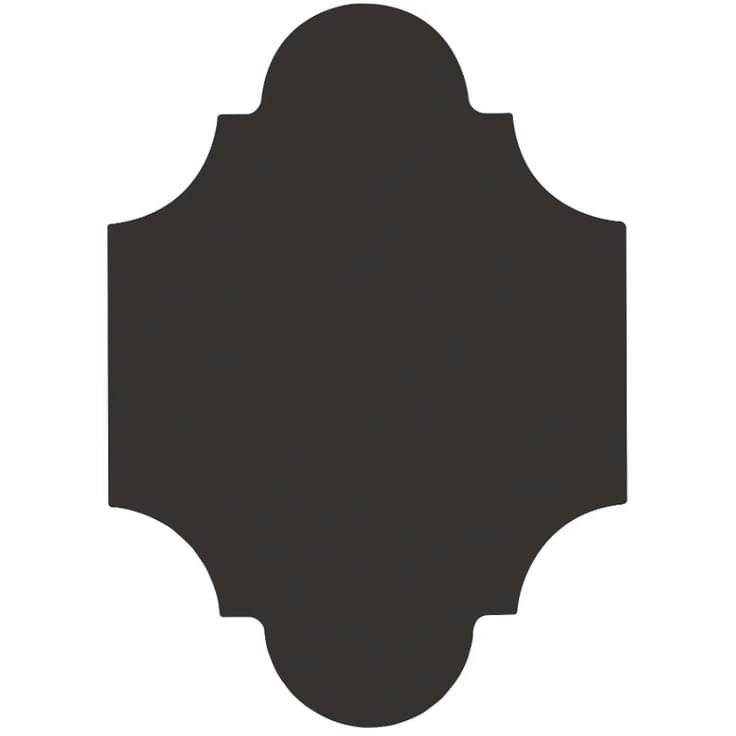 Плитка Etruria Hex Provenzale Nero 15x21 см, поверхность матовая