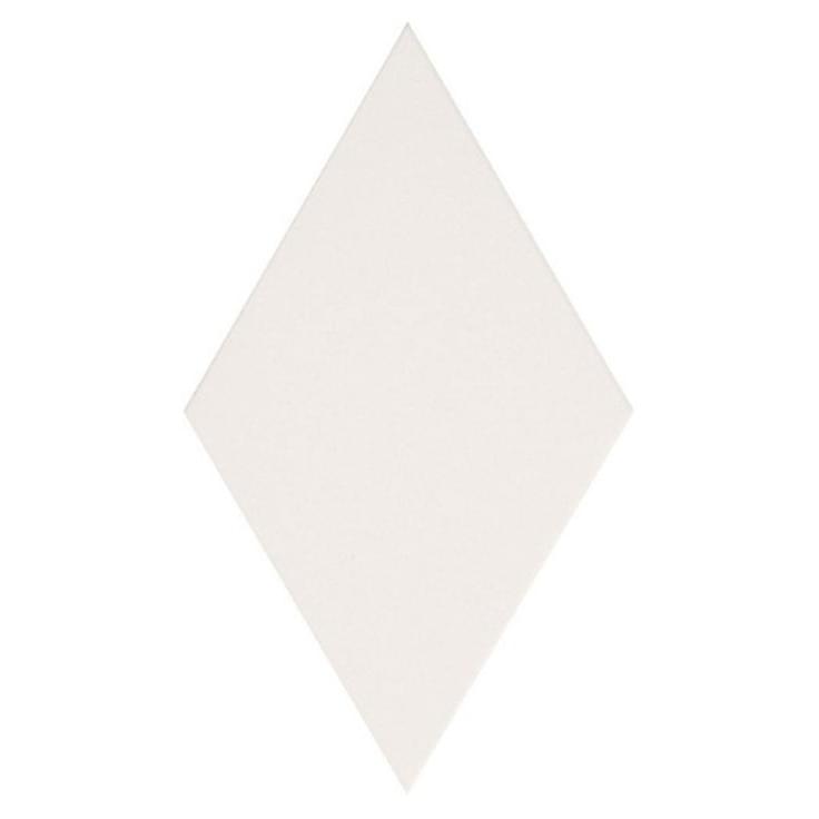 Плитка Etruria Hex Rombo 15 Super Bianco 8.4x15 см, поверхность матовая