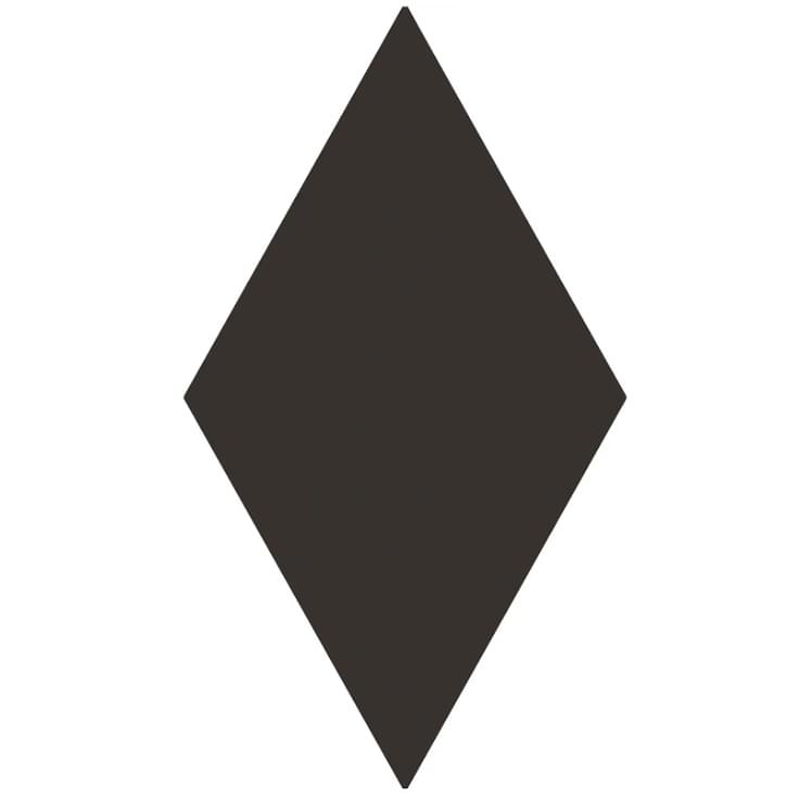 Плитка Etruria Hex Rombo Nero 12x21 см, поверхность матовая