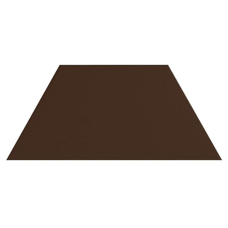 Плитка Etruria Hex Trapezio Moro 7.4x17 см, поверхность матовая