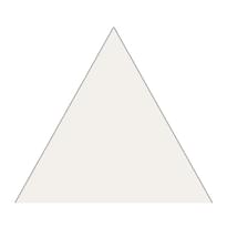 Плитка Etruria Hex Triangolo 8.4 Super Bianco 7.4x8.4 см, поверхность матовая