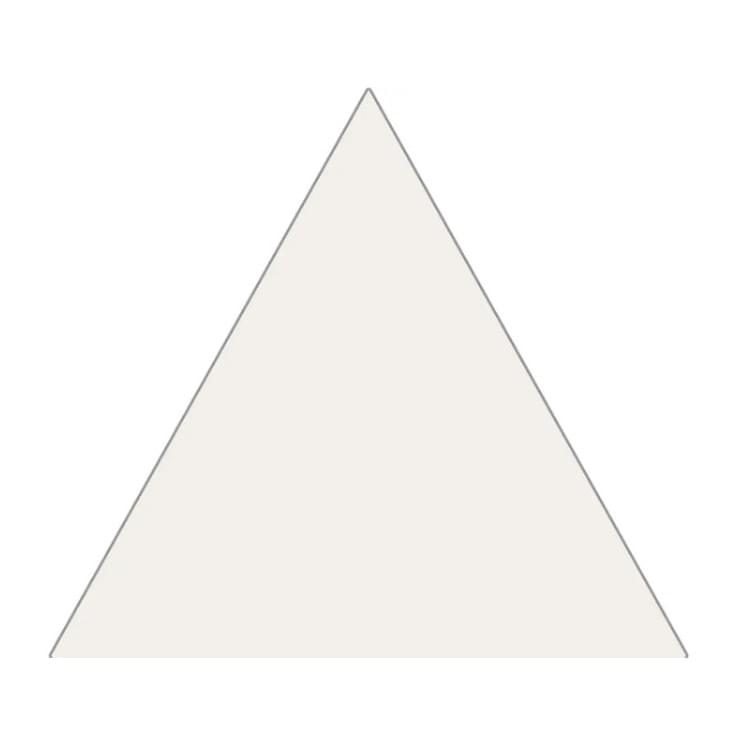 Плитка Etruria Hex Triangolo 8.4 Super Bianco 7.4x8.4 см, поверхность матовая