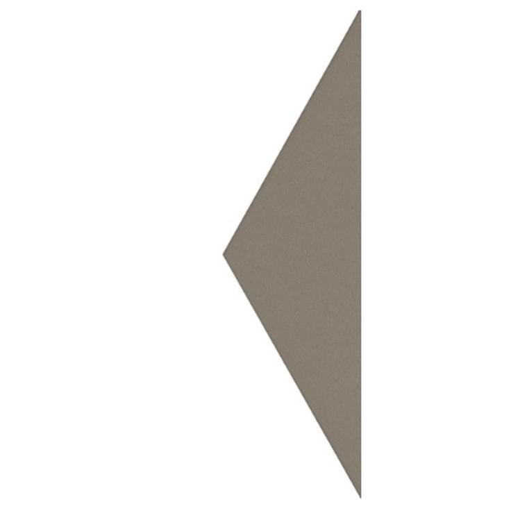 Плитка Etruria Hex Triangolo Fango 4.3x15 см, поверхность матовая